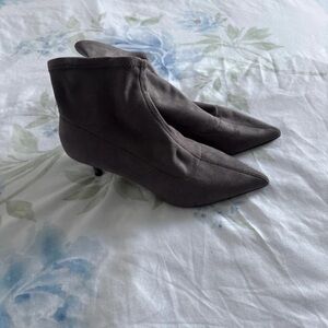 Next Women's Charcoal Heeled Boots